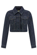 Fendi Logo Patch Denim Jacket