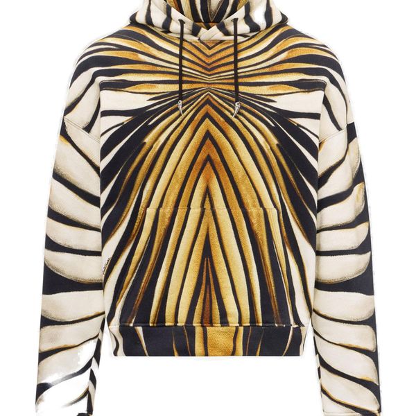 Roberto Cavalli Ray Of Gold Print Sweatshirt