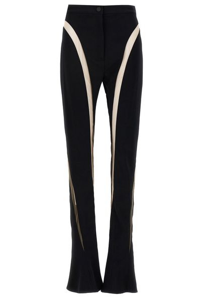Mugler Mesh Insert Leggings