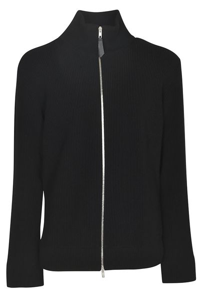 Maison Margiela Zip-Up Ribbed Cardigan