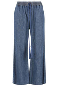 Valentino Logo Plaque Wide Leg Jeans