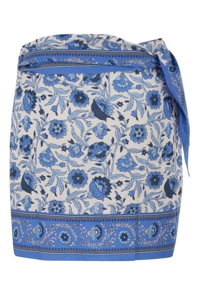 Mc2 Saint Barth Angi Floral Wrap Mini Skirt
