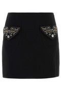 Versace Embellished Mini Skirt