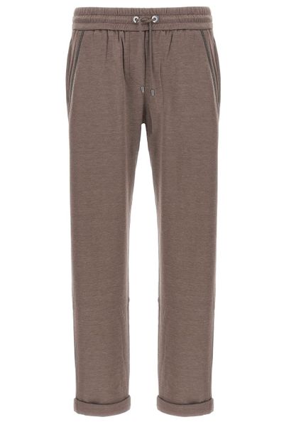 Brunello Cucinelli Shiny Pocket Joggers