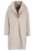 Herno Layered Long-Sleeved Quilted Coat