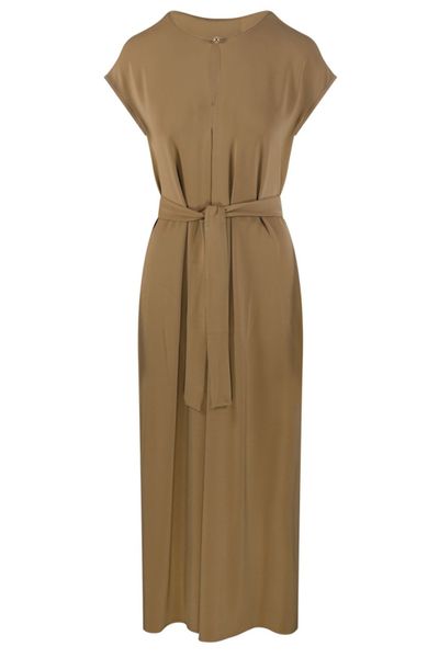 Max Mara Feluca Belted Maxi Dress