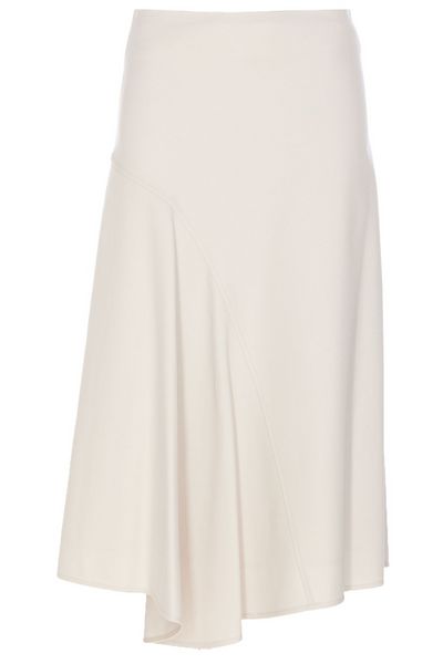 Brunello Cucinelli Asymmetric Midi Skirt