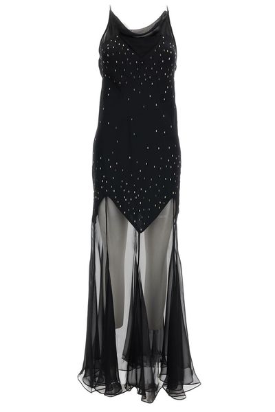 Rabanne Embellished Long Dress