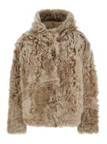 Yves Salomon Hooded Fur Coat