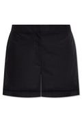 Theory City Poplin Eyelet Shorts
