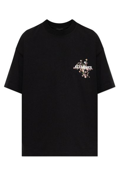 Allsaints Valen Etta Floral Logo T-Shirt
