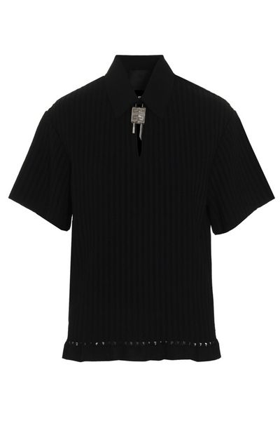 Givenchy Padlock Detail Polo Shirt