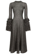 Alaïa Frills Knitted Dress