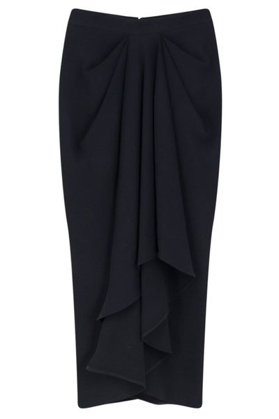 Givenchy Draped Midi Skirt