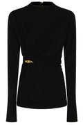 Bottega Veneta Embellished Long Sleeved Top