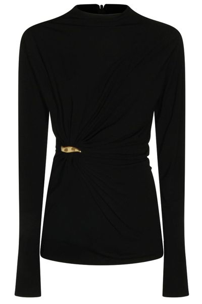 Bottega Veneta Embellished Long Sleeved Top