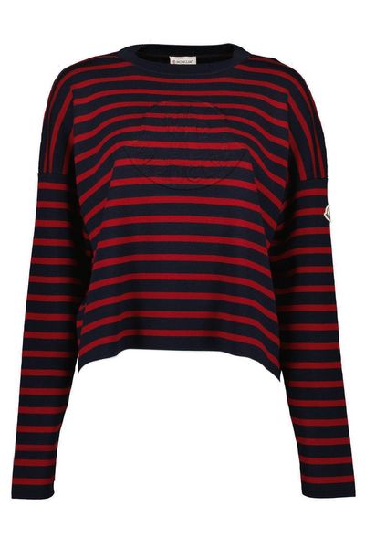 Moncler Striped Crewneck Jumper