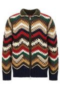 Sacai Mix Crochet Knit Blouson