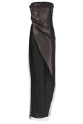Rick Owens Sequin-Embellished Asymmetric Hem Long Top
