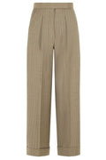 Max Mara Mxmmanetta Ankle Cuff Pinstripe Pants