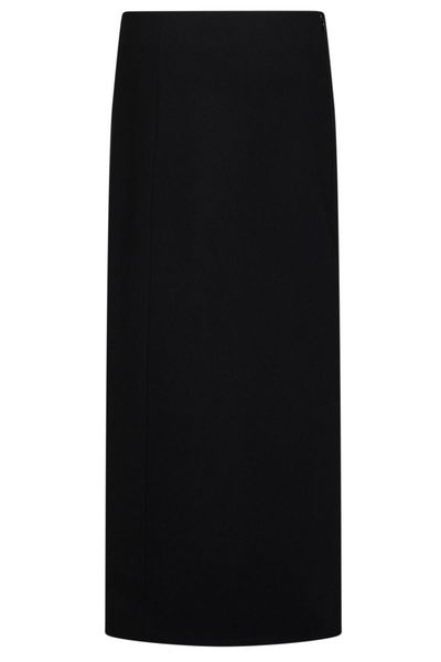 Khaite Back-Slit Long Skirt