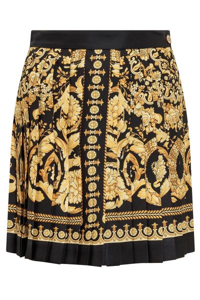 Versace Baroque Printed High-Waist Skirt