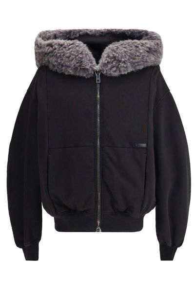 Dolce & Gabbana Fur Trim Hoodie