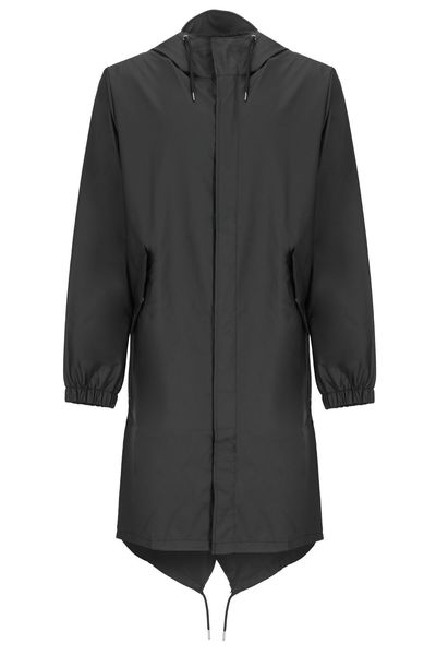 Rains Fishtail Drawstring Hooded Coat