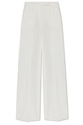 Max Mara Sequoia Pleat Detailed Wide Leg Trousers