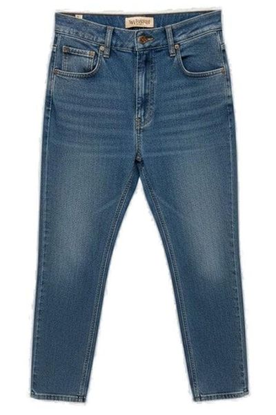 Valentino Button Detailed Slim Fit Jeans