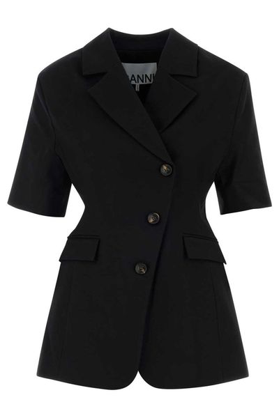 Ganni Tailored Short Sleeve Blazer