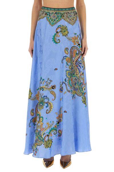 Etro Paisley Printed A-Line Maxi Skirt