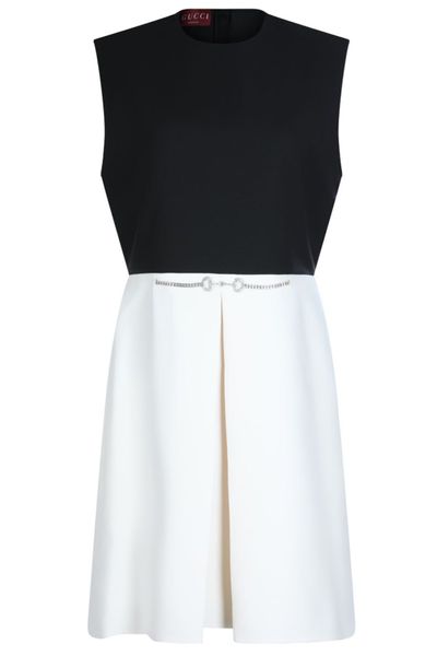 Gucci Horsebit Embellished Dress