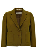 Dries Van Noten Single-Breasted Cropped Blazer