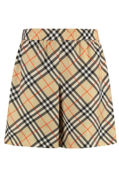 Burberry Vintage Checked Straight Hem Shorts