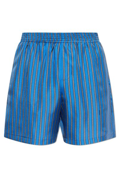 Versace Striped Twill Shorts