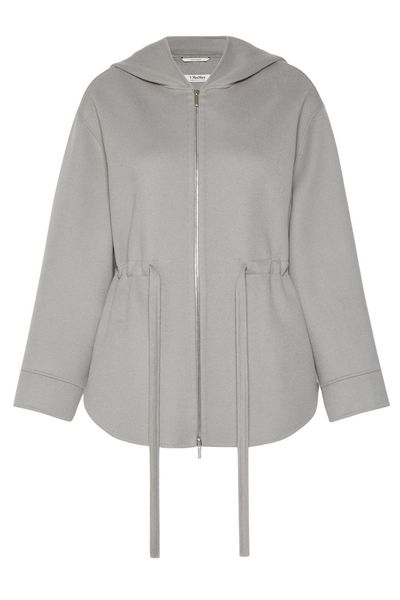 'S Max Mara S Max Mara Hooded Drawstring Short Coat