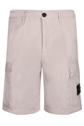 Stone Island Logo Patch Cargo Bermuda Shorts