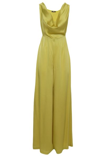 Elisabetta Franchi Cowl Neck Body-Chain Jumpsuit