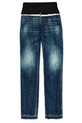 Dsquared2 Paint Splatter-Detailed Distressed Denim Jeans