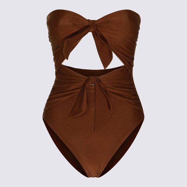 Zimmermann Sea Cut-Out Swimsuit
