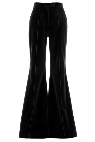 Costarellos Flared Velvet Pants