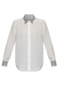 Alexander McQueen Lace Trim Long Sleeve Shirt