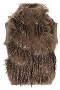 Brunello Cucinelli Zip-Up Sleeveless Jumper
