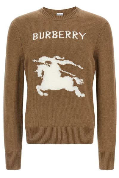 Burberry Logo Intarsia-Knit Jumper