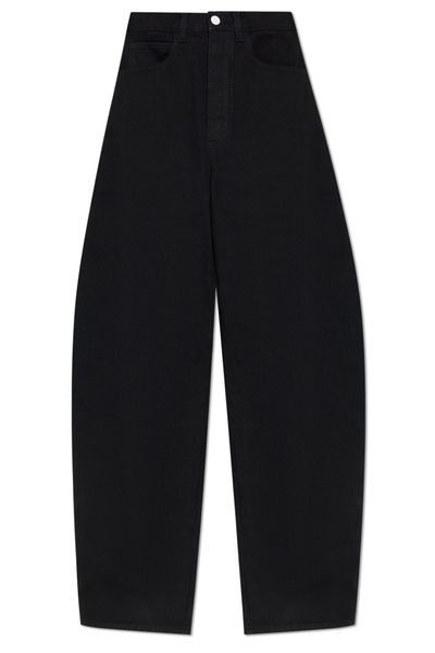 Alaïa High-Waist Round Jeans