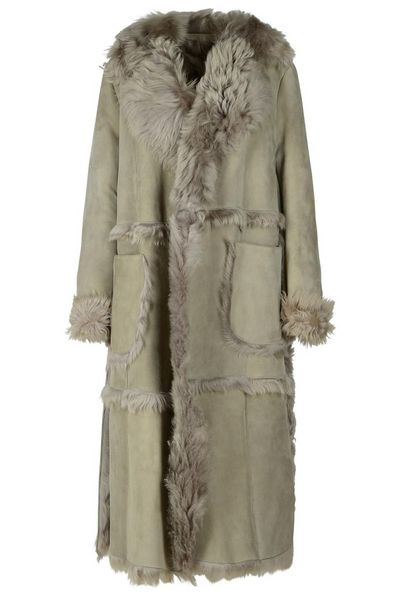 Salvatore Santoro Fur Trim Leather Coat