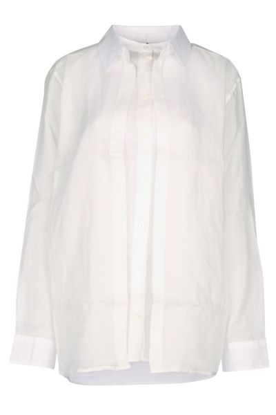 Totême Long Sleeved Double-Collar Shirt