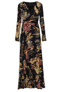 Etro Wrap Printed Maxi Dress