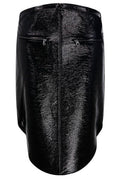 Courrèges Circle Vinyl Midi Skirt